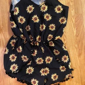Sun flower romper